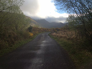 evening walk in Ireland